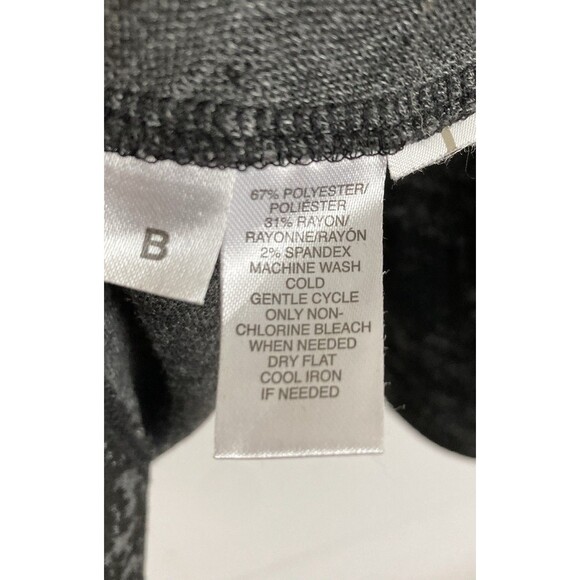 LOFT Bundle of 3 Dresses Size 8-10 MEDIUM Gray Pleated Fit Flare Burgundy - Picture 10 of 16